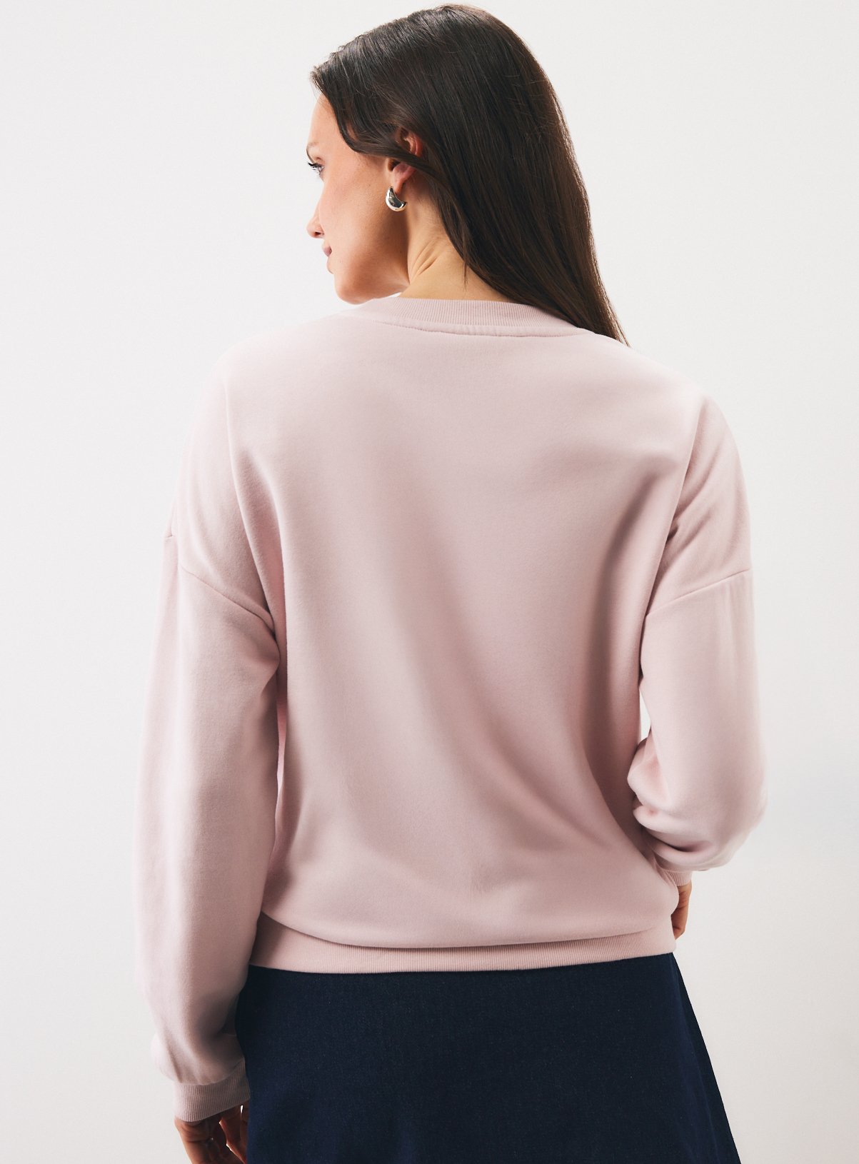 Pink Cocktail Club Graphic Crewneck Sweater M - Image 4 thumbnail